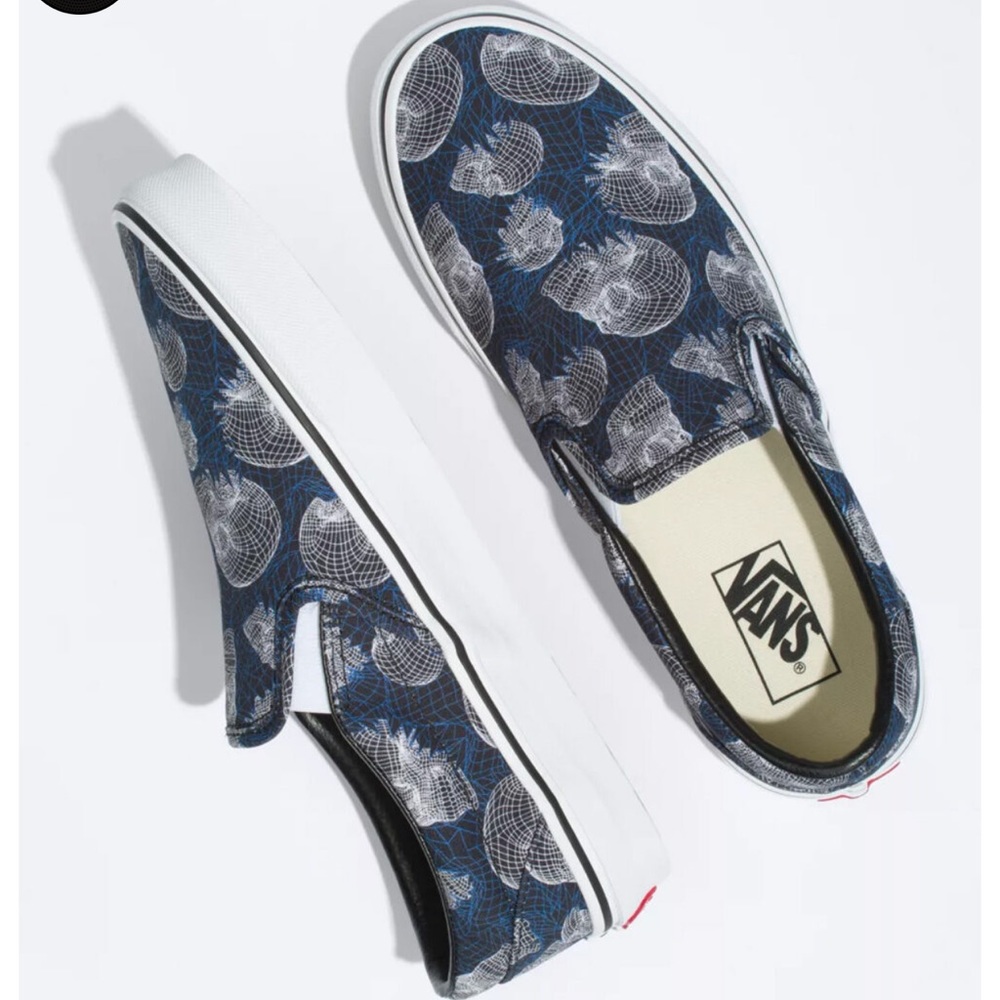 NWT slip on skull Vans womens 6